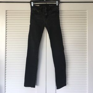 Slim straight black GAP jeans
